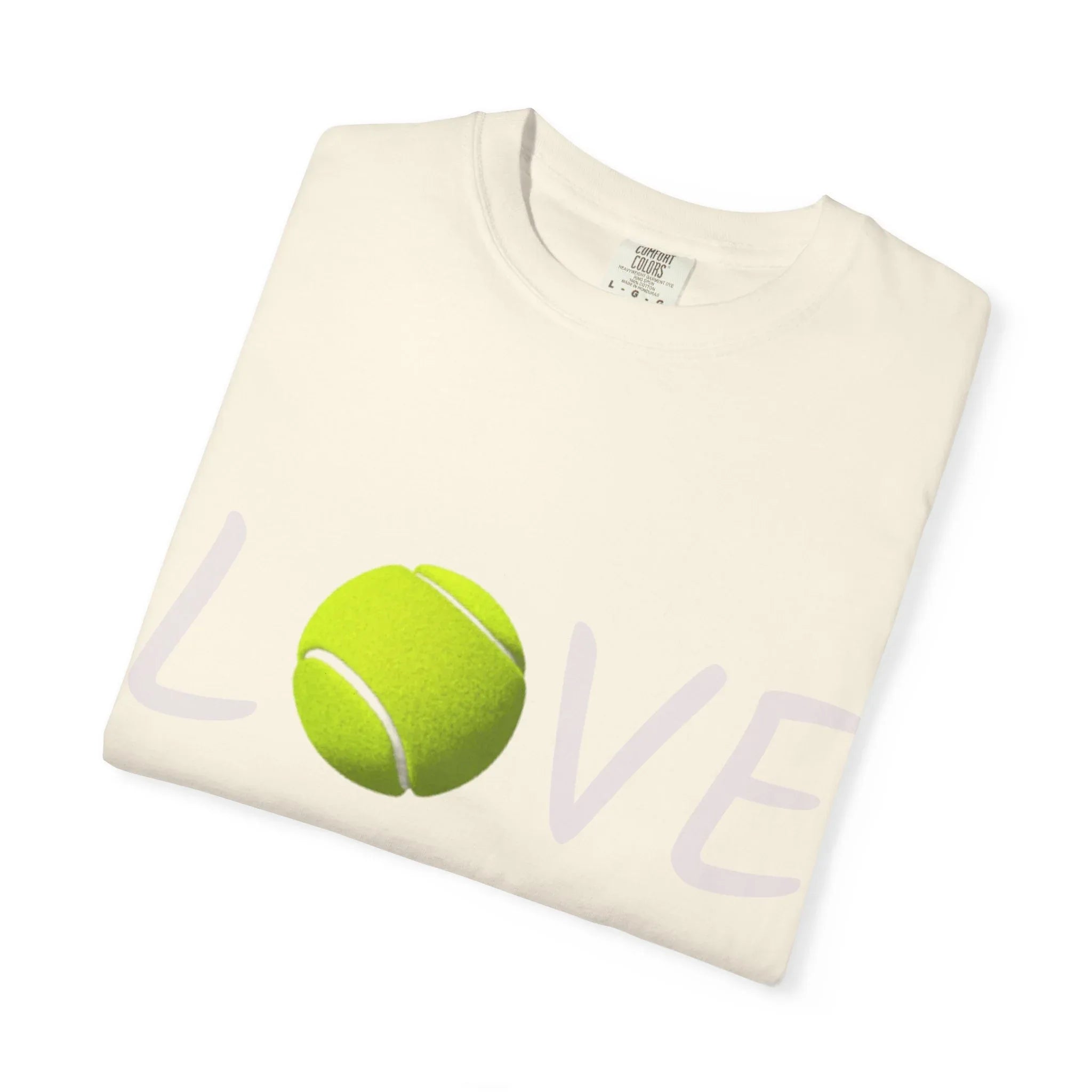 Tennis Ball LOVE T-Shirt | Tennis Lover Shirt, Sports Graphic Tee - 250 USA Celebration