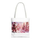 Santa Claus Holiday Tote Bag, AOP Printing, Christmas Gift Bag, Festive Shopping Tote, Fun Winter Accessories, Unique Holiday Item - 250 USA Celebration