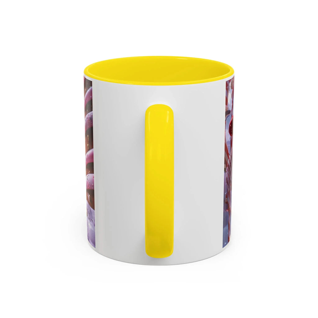 Festive Santa Candy Wonderland Mug | Holiday Santa Claus Candy Cane Forest - 250 USA Celebration