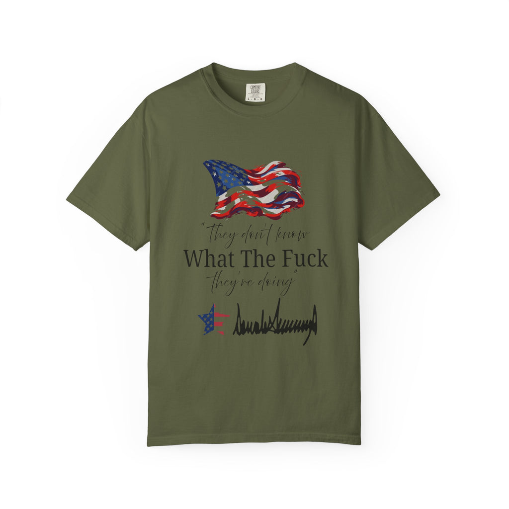 Patriotic Humor T-Shirt - Funny Graphic Tee, Independence Day, Gift for Veterans, Casual Wear, Unique Statement Shirt