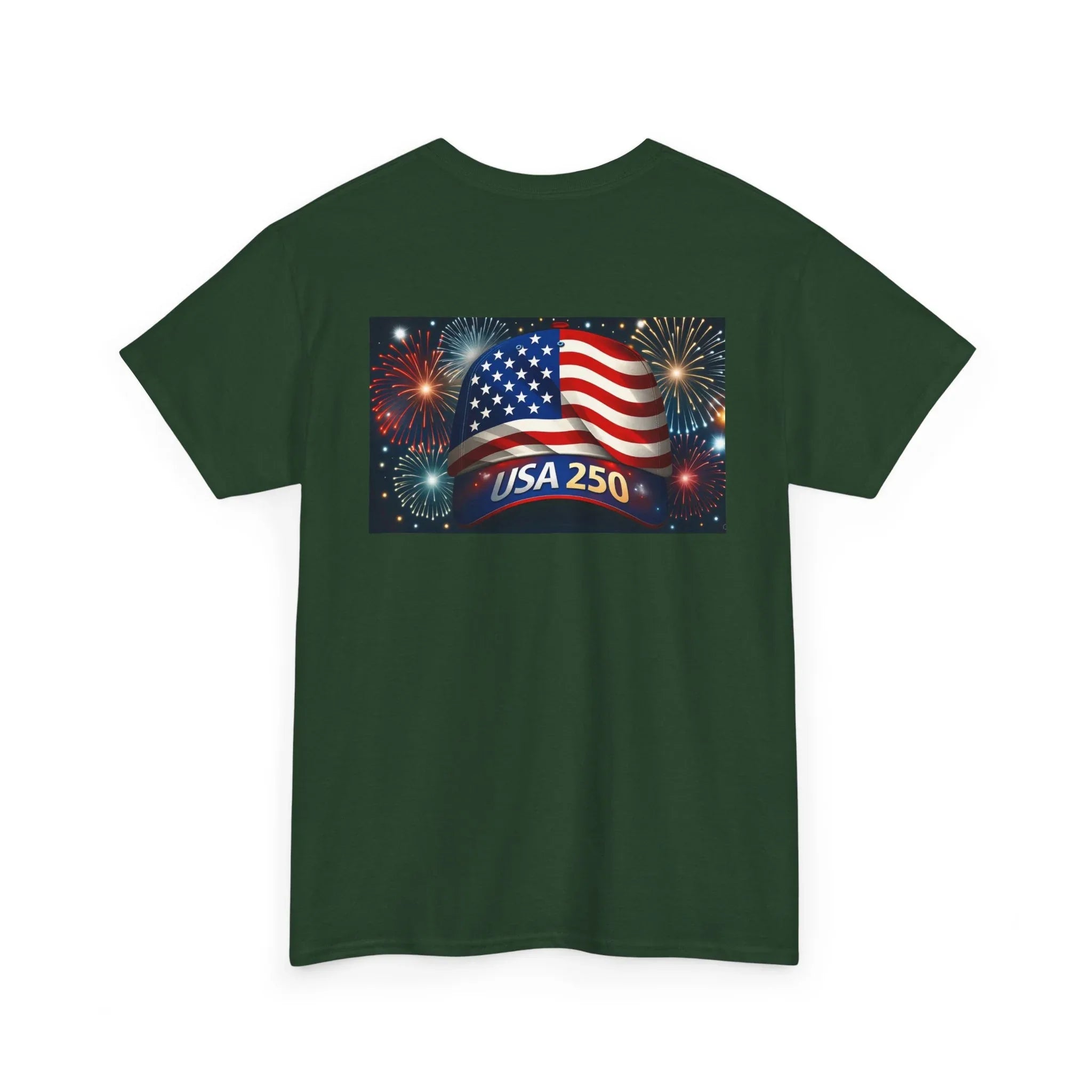 250th Anniversary USA Tee, 250 Years of Freedom, Patriotic Baseball Cap, American, American Patriotic, USA Apparel, Flag T-Shirts - 250 USA Celebration
