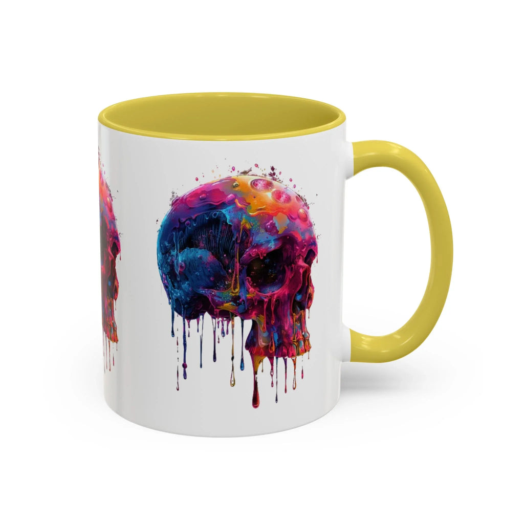 Psychedelic Third Eye Mug | Glowing Mushrooms, Melting Doves, Neon Lava Art - 250 USA Celebration