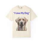 I Love My Dog Labrador Portrait T-shirt | Dog Lover Tee - 250 USA Celebration