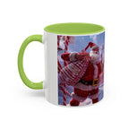 Festive Santa Mug, Holiday Coffee Cup, Christmas Gift for Coffee Lovers, Winter Wonderland Decor, Seasonal Tea Cup - 250 USA Celebration