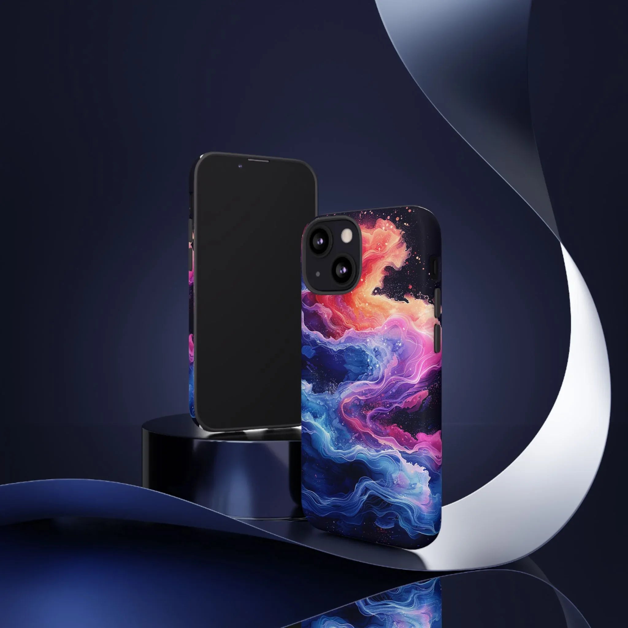 Galaxy Nebula Swirl Phone Case | Tough Case - 250 USA Celebration
