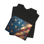 Patriotic Short Sleeve Tee, Unisex Casual Wear, Fourth of July Shirt, Independence Day Gift, Amercan Flag T-Shirt - 250 USA Celebration