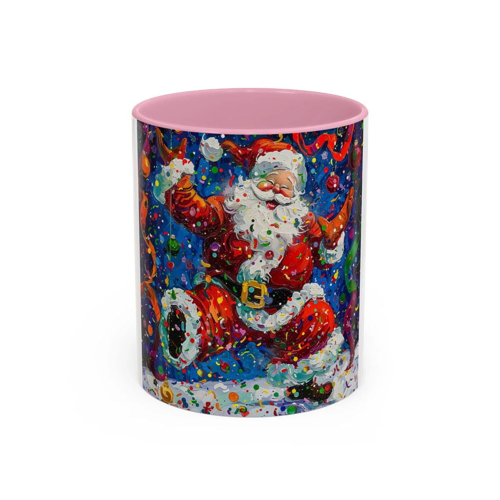 Colorful Mugs (11oz, 15oz) Santa Claus Coffee Cup, Santa Claus Coffee Mug - 250 USA Celebration