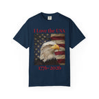 Patriotic Eagle T-Shirt — "I Love the USA 1776–2026"