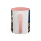 Patriotic American Flag Accent Coffee Mug (11/15oz)