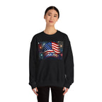 USA 250 American Flag Sweatshirt | 250th United States Celebration - 250 USA Celebration