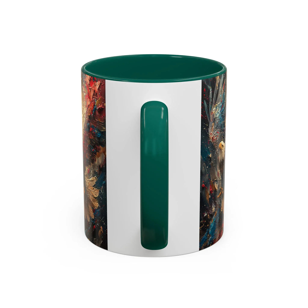 Colorful Mugs (11oz, 15oz) Patriotic Eagle Coffee Mug, American Eagle Coffee Cup - 250 USA Celebration