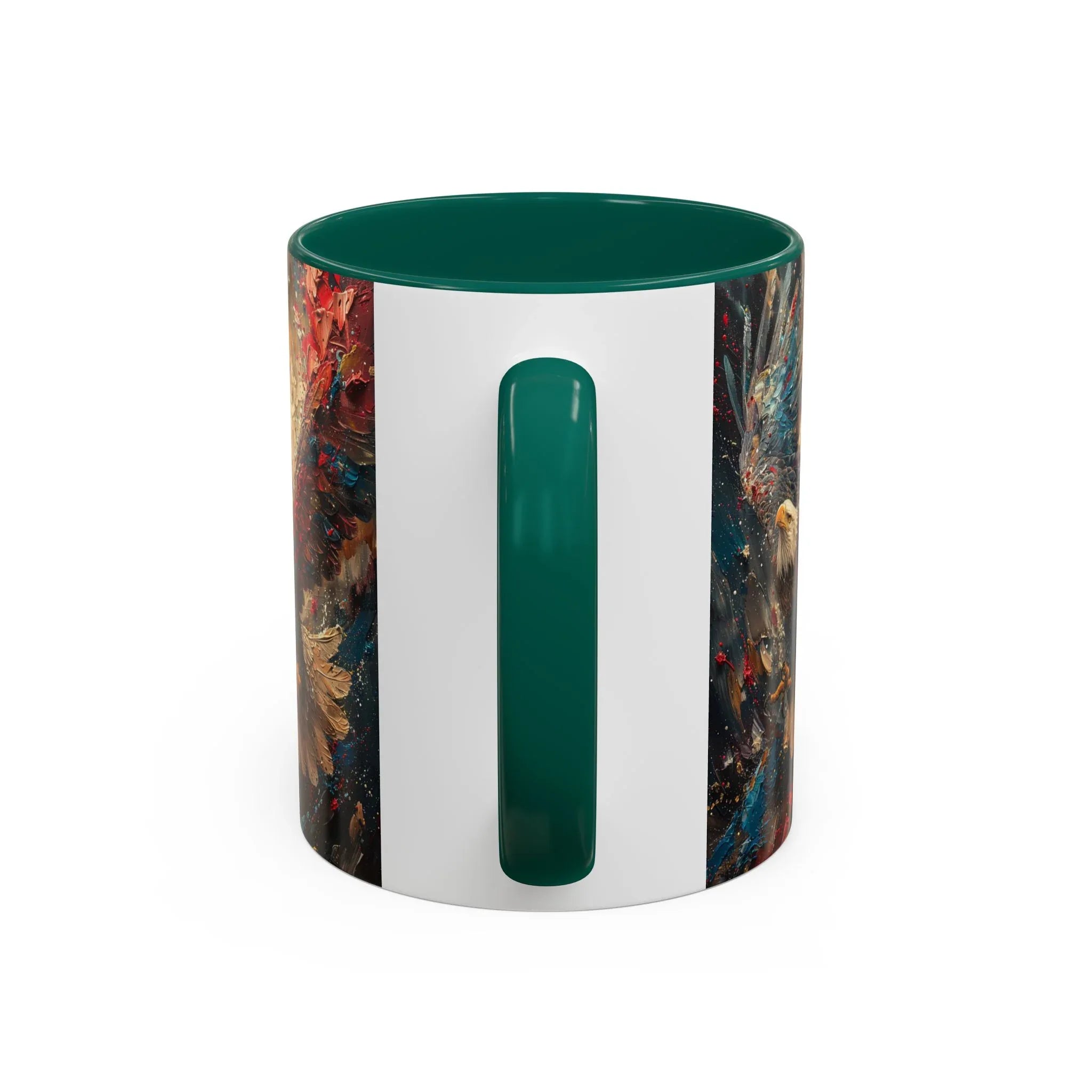 Colorful Mugs (11oz, 15oz) Patriotic Eagle Coffee Mug, American Eagle Coffee Cup - 250 USA Celebration