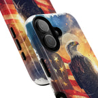 Patriotic Eagle Magnetic Phone Case, Tough Phone Covers, Americana Gifts, Unique Cell Phone Case, Fourth of July, Veterans Day - 250 USA Celebration