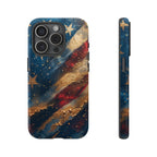 Patriotic Phone Case, Tough Cases with American Flag Design, Stylish Phone Accessories, USA Pride Gift, Durable Cases for All Occasions - 250 USA Celebration