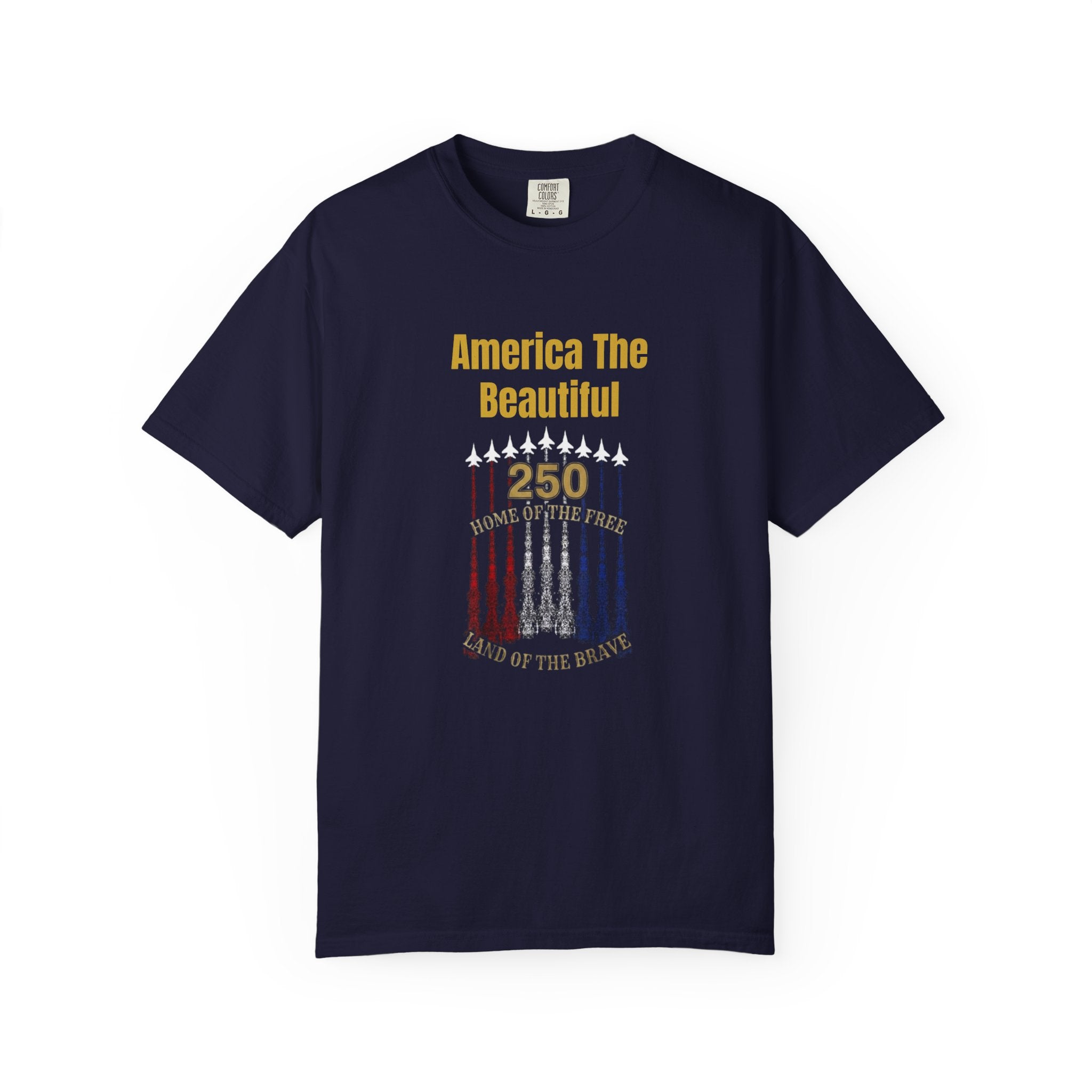 America The Beautiful Eagle T-Shirt — Patriotic Bald Eagle Tee