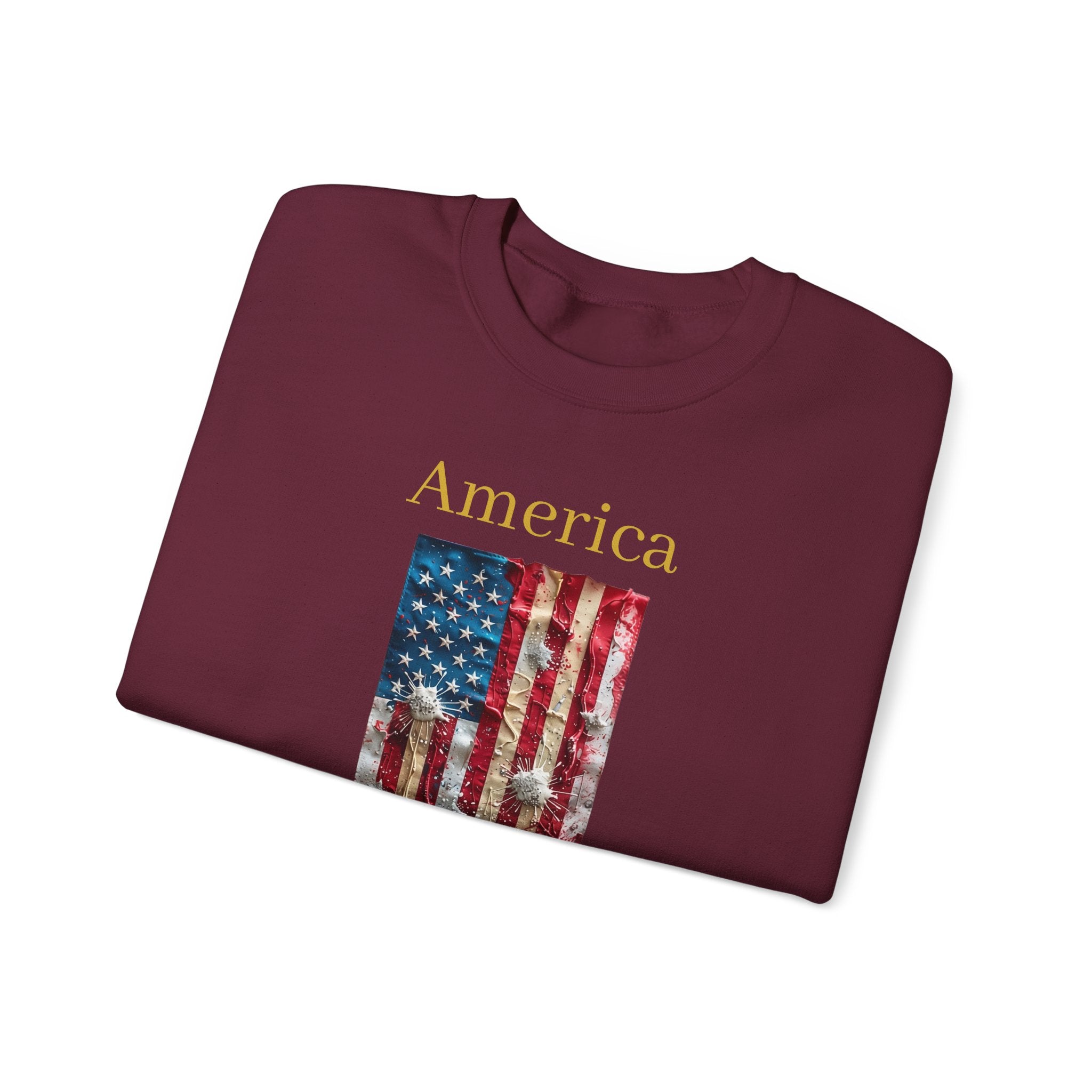 America 1776-2026 Flag Crewneck Sweatshirt