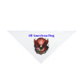 All American Dog Pet Bandana | Patriotic Eagle Skull Design - 250 USA Celebration