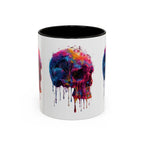 Psychedelic Third Eye Mug | Glowing Mushrooms, Melting Doves, Neon Lava Art - 250 USA Celebration