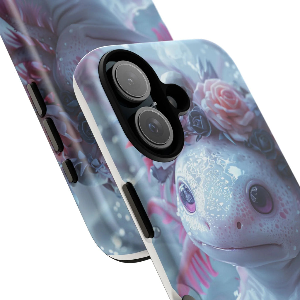 Goth Axolotls Tough Cases | Cute Creepy Axolotl Phone Case, Gloomycore Aesthetic - 250 USA Celebration