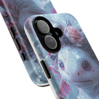 Goth Axolotls Tough Cases | Cute Creepy Axolotl Phone Case, Gloomycore Aesthetic - 250 USA Celebration