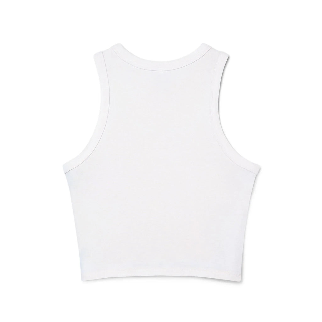 Watercolor Peace Sign Racer Tank Top | Tie Dye Boho Hippie - 250 USA Celebration