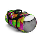 Colorful Overlapping Circles Duffel Bag | Neon Bubble Pattern, Travel Gym Bag, Tennis Anyone, Love, Tennis Bag, Weekender, Love Tennis Bag - 250 USA Celebration