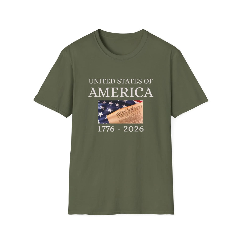 Unisex Softstyle T-Shirt - 250 USA Celebration