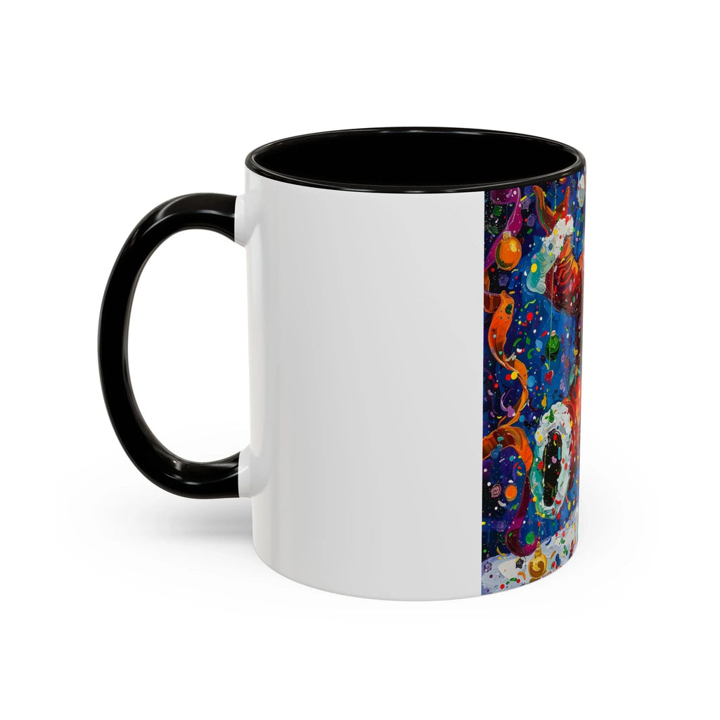 Colorful Mugs (11oz, 15oz) Santa Claus Coffee Cup, Santa Claus Coffee Mug - 250 USA Celebration