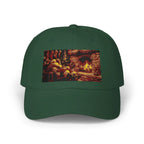 Cap, Santa Claus Christmas Hat, Winter Holiday Baseball Cap, Festive Santa Beanie, Classic Dad Cap - 250 USA Celebration