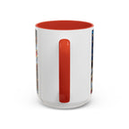 Patriotic American Flag Accent Coffee Mug (11/15oz)