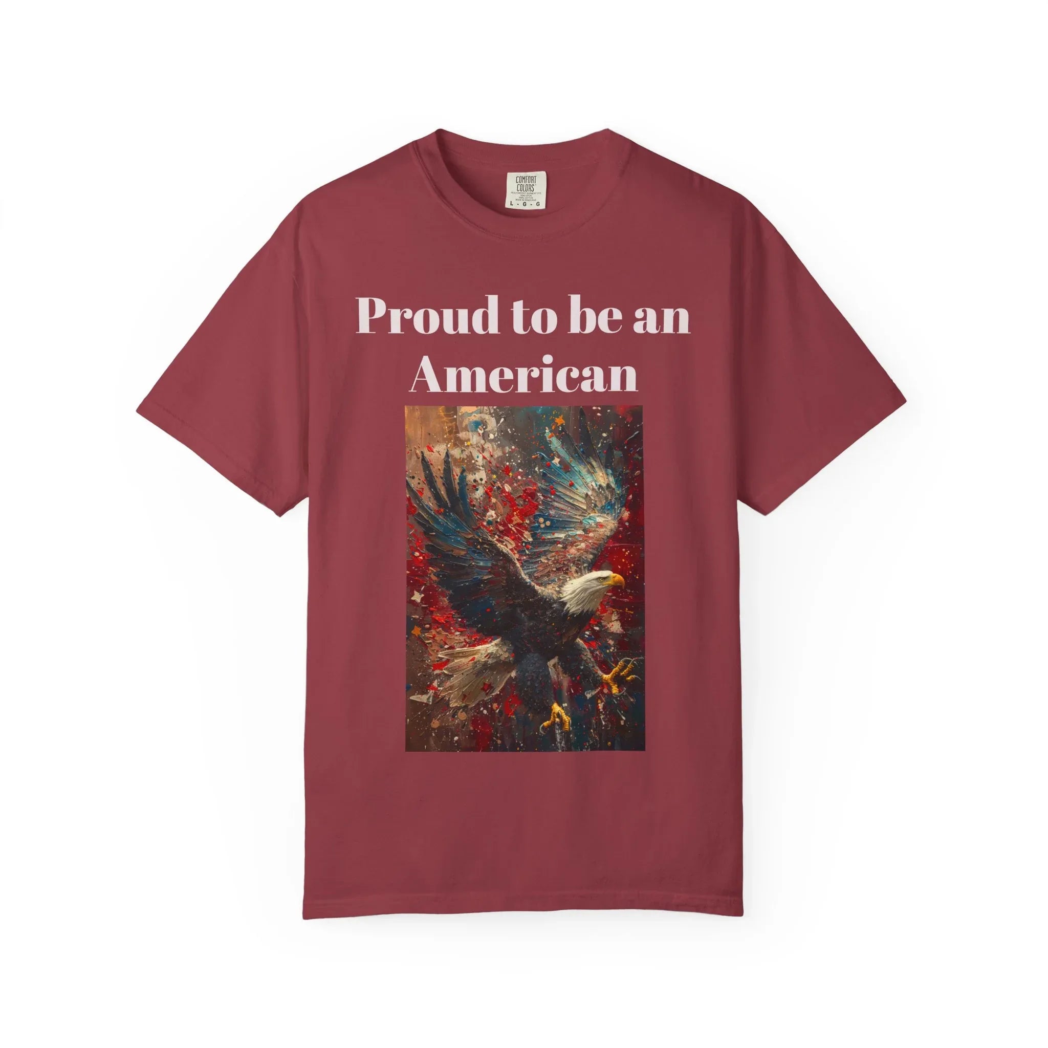 Patriotic Eagle T-Shirt, Proud to be an American Tee, Unisex Graphic T-Shirt, Independence Day Gift, Casual Wear, Eagle Design Shirt - 250 USA Celebration