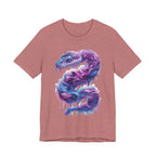 Psychedelic Rainbow Ouroboros Tee | Galaxy Fractal Mushroom Snake - 250 USA Celebration