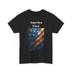 Vintage American Flag Tee, Patriotic Apparel, Independence Day Shirt, Unisex Cotton T-Shirt, Memorial Day Gift, America First Design - 250 USA Celebration