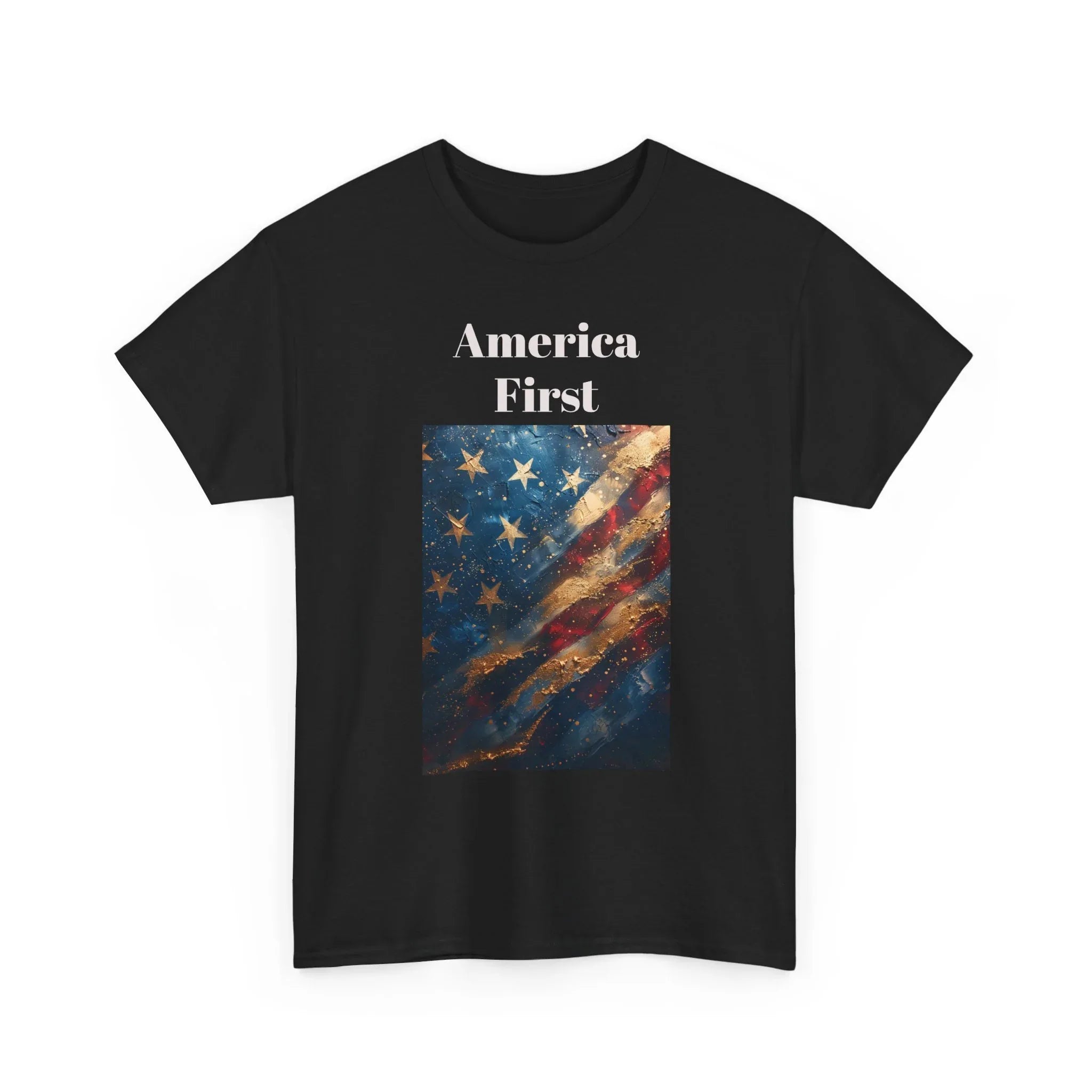 Vintage American Flag Tee, Patriotic Apparel, Independence Day Shirt, Unisex Cotton T-Shirt, Memorial Day Gift, America First Design - 250 USA Celebration
