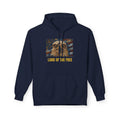 Patriotic Eagle Hoodie — American Flag Bald Eagle with "1776 - 2026" Back Print