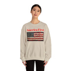 Patriotic American Crewneck Sweatshirt, USA Graphic Tees, Flag T-Shirts, Independence Apparel, Funny Patriotic Shirts, Custom American Tees - 250 USA Celebration