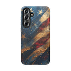 Patriotic Phone Case, Tough Cases with American Flag Design, Stylish Phone Accessories, USA Pride Gift, Durable Cases for All Occasions - 250 USA Celebration