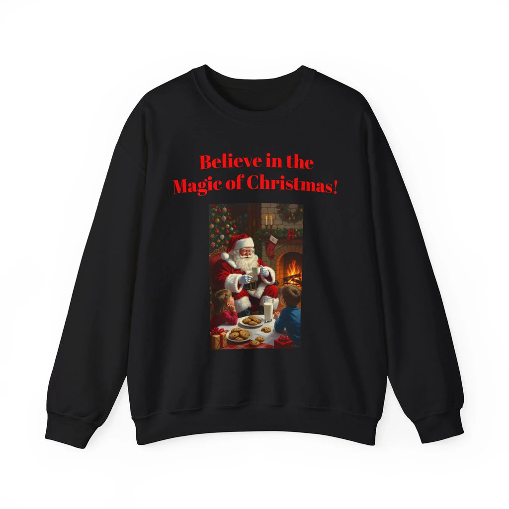Christmas Magic Sweatshirt, Holiday Crewneck, Cozy Winter Apparel, Unisex Gift for Christmas, Believe in the Magic of Christmas! - 250 USA Celebration