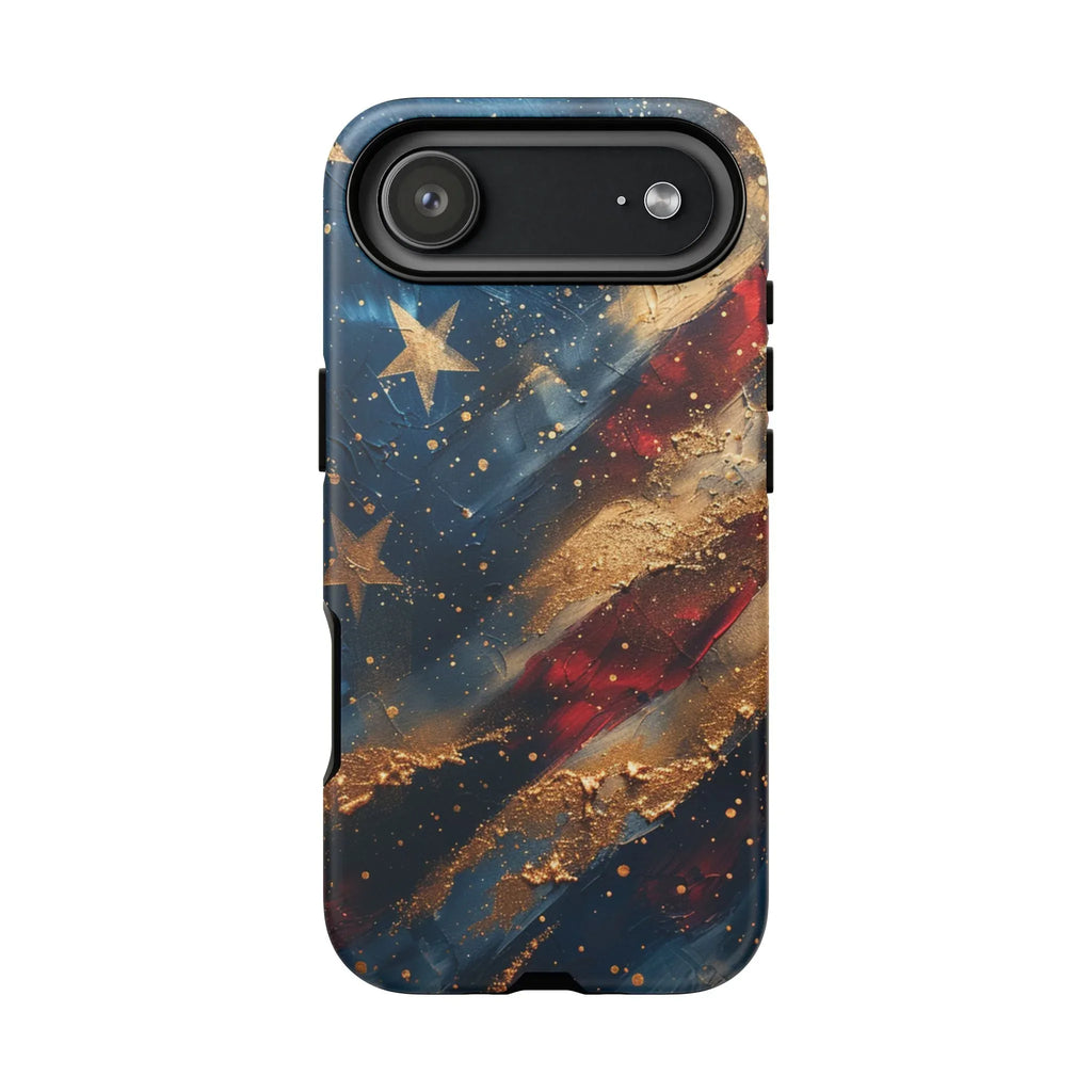 Patriotic Phone Case, Tough Cases with American Flag Design, Stylish Phone Accessories, USA Pride Gift, Durable Cases for All Occasions - 250 USA Celebration
