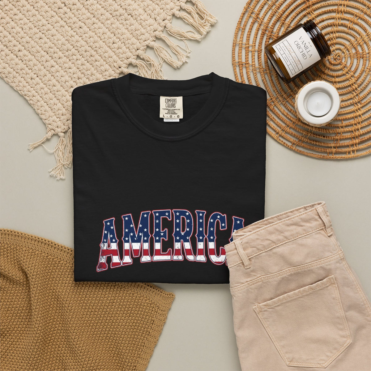 Classic America Patriotic T-Shirt - Unisex Comfort Tee