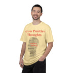 Grow Positive Thoughts T-shirt | Positive Word Cloud Mental Health Tee - 250 USA Celebration