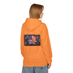 USA 250 Patriotic Hoodie with American Flag & Fireworks
