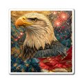 Bald Eagle American Flag Magnets | Patriotic Refrigerator Magnet - 250 USA Celebration