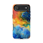 Abstract Colorful Swirl Phone Case | Tough Protective iPhone Cover - 250 USA Celebration