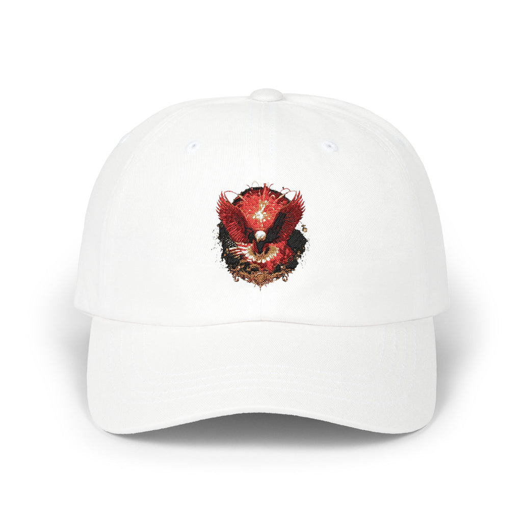 Eagle Graphic Classic Dad Cap, Adjustable Baseball Hat, Casual Outdoor Accessory, Father's Day Gift, Dad Hat