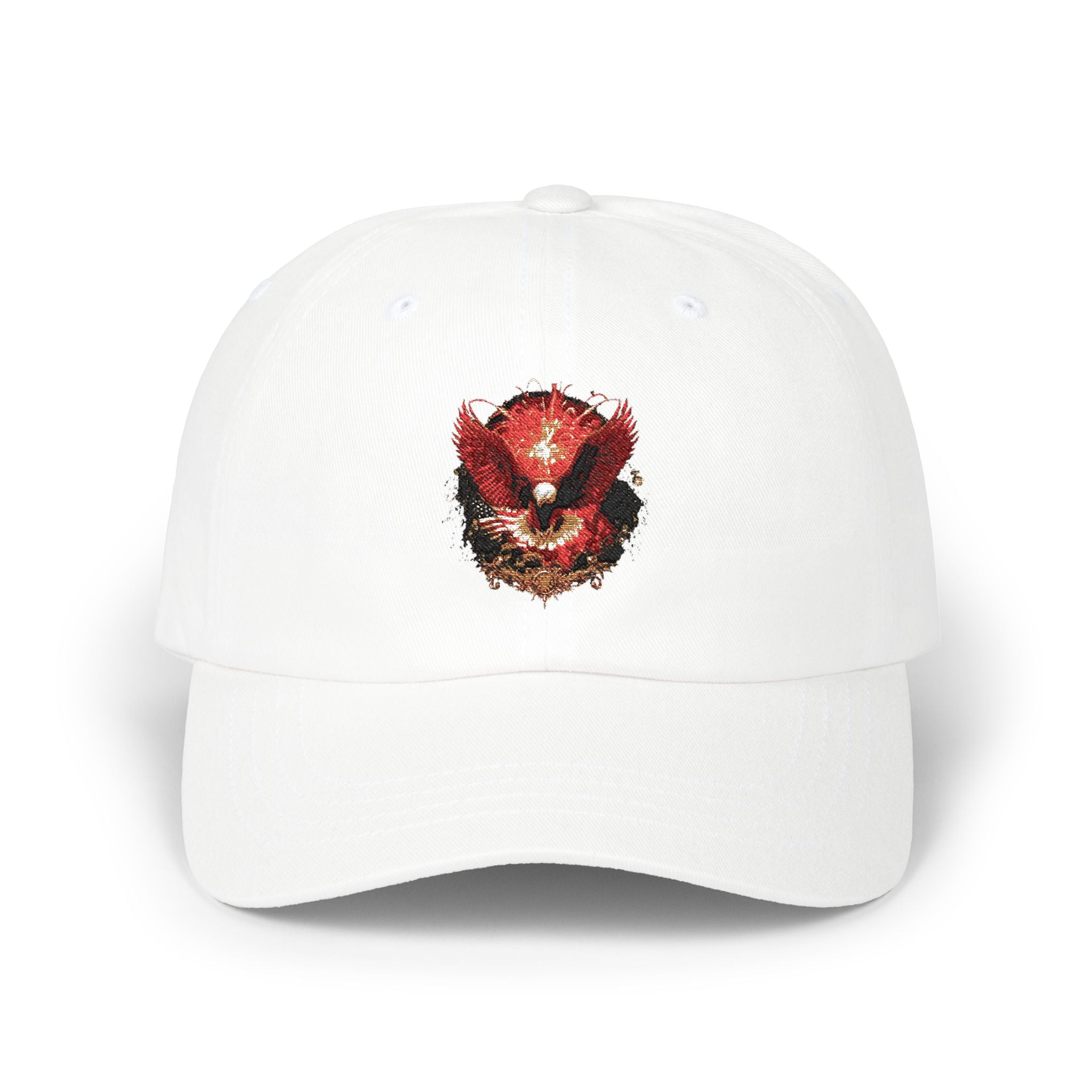 Eagle Graphic Classic Dad Cap, Adjustable Baseball Hat, Casual Outdoor Accessory, Father's Day Gift, Dad Hat