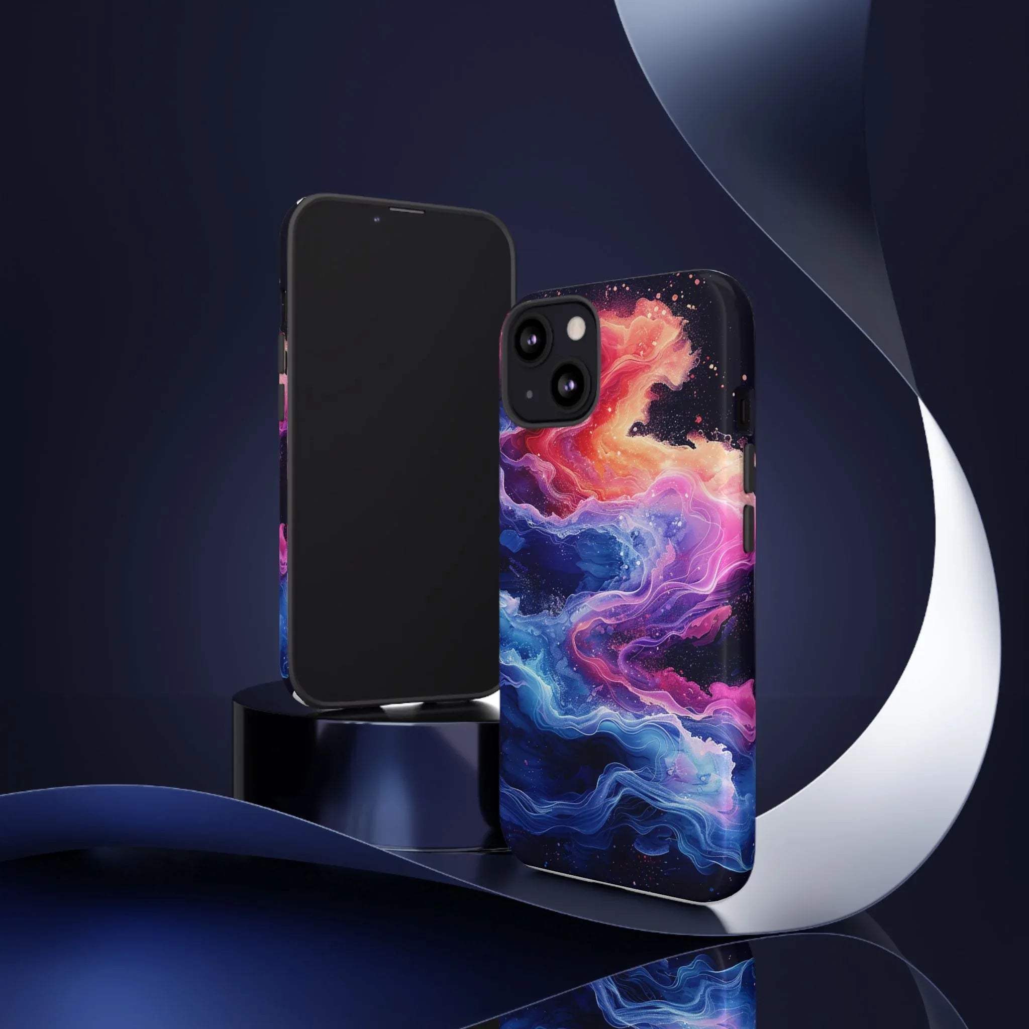 Galaxy Nebula Swirl Phone Case | Tough Case - 250 USA Celebration