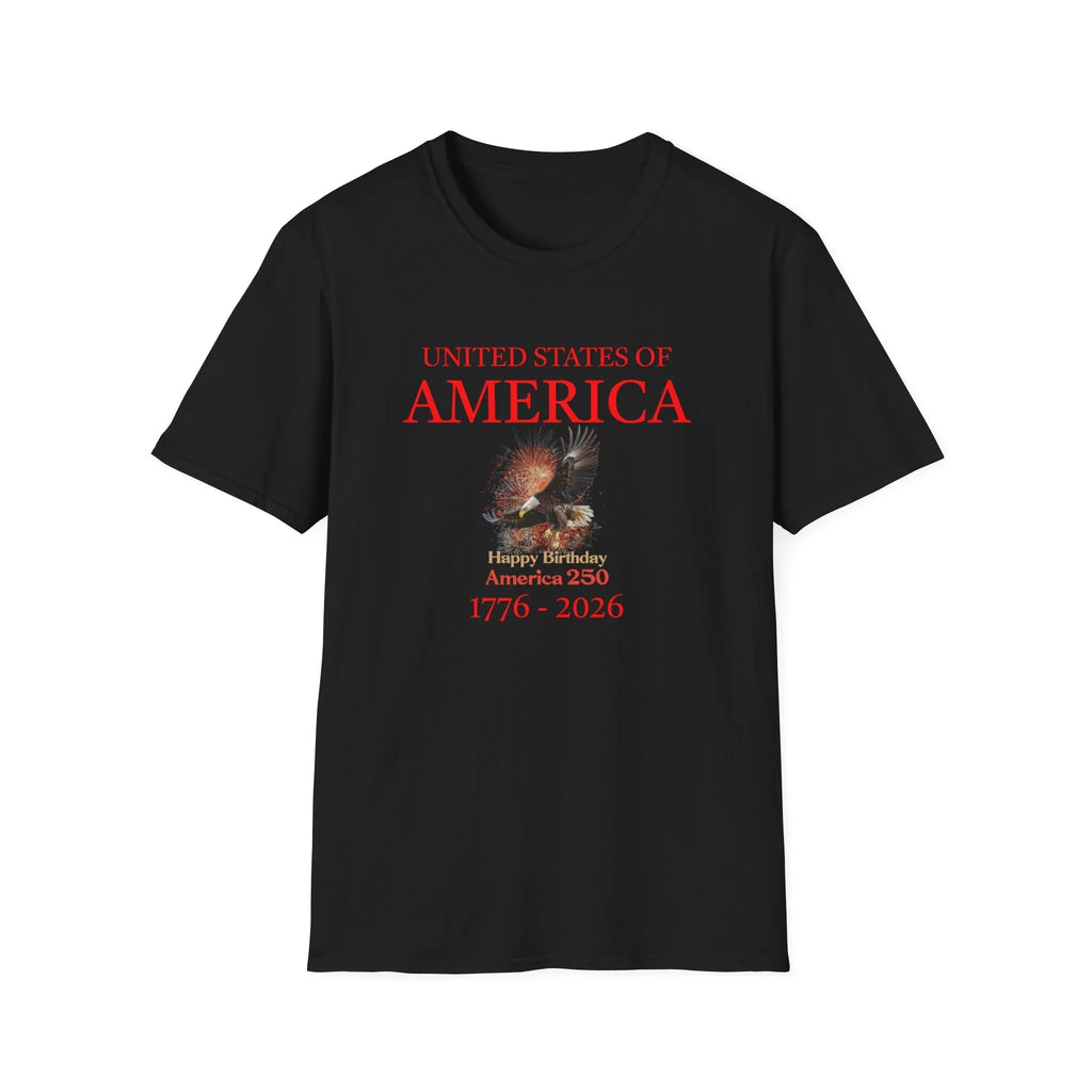 Unisex Softstyle T-Shirt - 250 USA Celebration