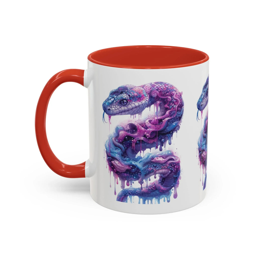 Psychedelic Ouroboros Snake Mug | Rainbow Galaxy Fractal Mushrooms - 250 USA Celebration
