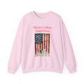 Patriotic Vintage Crewneck Sweatshirt, USA Flag Design, Unisex Sweatshirt, Cozy Apparel for Independence Day, Gift for Veterans
